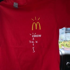 Vlone Shirts Travis Scott Cactus Jack Crew Employee T Shirt New Poshmark